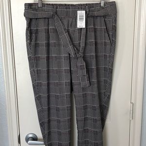 💖 NWT Torrid Ankle Herringbone Pants w/ Belt 💖